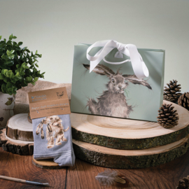 Bamboe dames sokken ‘Hopeful’ hond – Wrendale Designs