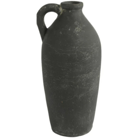 Countryfield Kruik Vaas  Antraciet 32 cm – Aardewerk Old Look