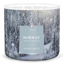 Nordic Spruce Goose Creek Candle® Norway World Traveler 3 wick