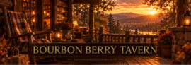 Bourbon Berry Tavern geurkaars Cheerful Candle 2 lonten 680 gram