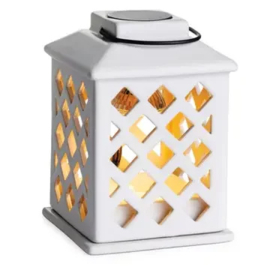 Trellis Candle Warmers® Canopy geurlamp Lantaarn wit elektrisch