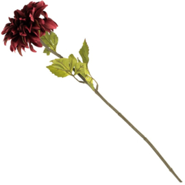 Kunstbloem Dahlia – Fuchsia (75 cm)RealTouch zijdebloem met levendige kleur