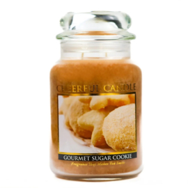 Gourmet Sugar Cookie Geurkaars Cheerful 2 wick 680 gr