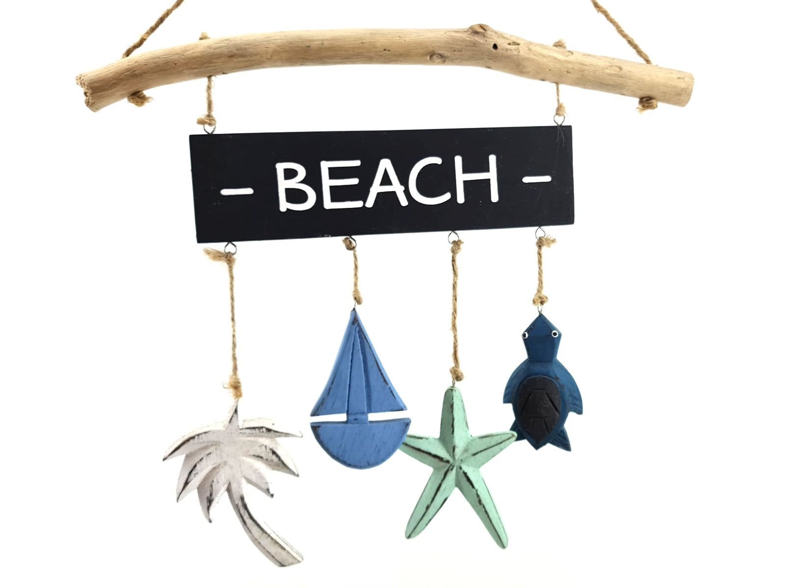 Houten hanger beach decoratie voor binnen of buit