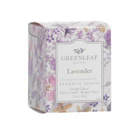 Lavender Greenleaf Votive Geurkaars