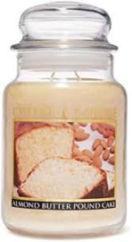 Almond Butter Pound Cake  Candle Geurkaars Cheerful 2 wick 680 gr
