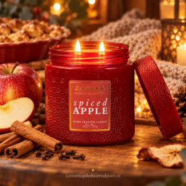 Spiced Apple geurkaars – Zest For Life Cheerful Candle 2 lonten 794 gram