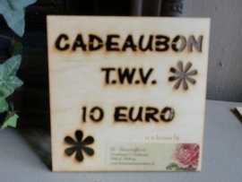 Kadobon 10 euro