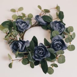 Candle Ring Moon Rose Vines 12 cm