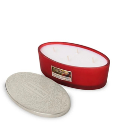 Home For Christmas geurkaars Heart & Home Ovaal 4 lonten