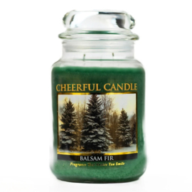 Balsam Fir  geurkaars Cheerful Candle 2 lonten 680 gram