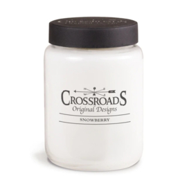 Snowberry  Crossroads  2 wick Candle 140 Branduren