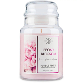 Peony Blossom large Geurkaars Purple River