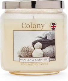 Vanilla & Cashmere  Colony Medium Jar Candle  75 branduren