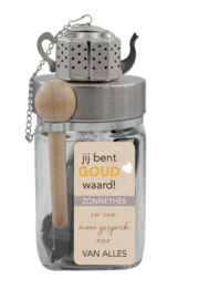 Jij bent Goud waard! - Zonnethee en een goed gesprek over van alles