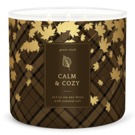 Calm & Cozy Goose Creek Candle® 3 Wick 411 gram