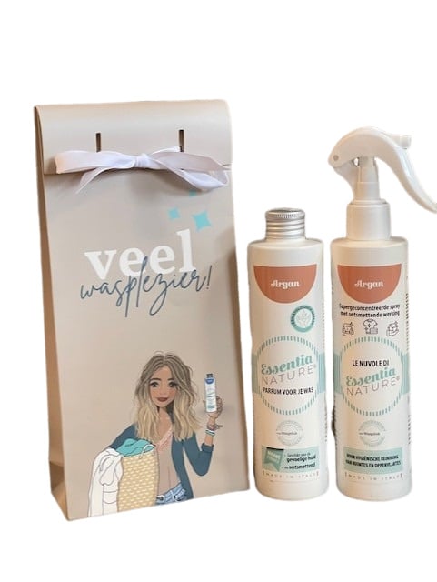 Kadoset Lotusbloem – Wasparfum 250 ml & Reinigingsspray 250 ml