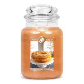 Pumpkin Angel Food Cake Goose Creek Candle  Large Jar  150 Geururen