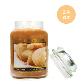 Gourmet Sugar Cookie Geurkaars Cheerful 2 wick 680 gr