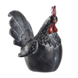 Haan zwart 15 cm