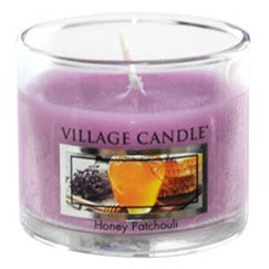 Honey Patchouli Village Candle   Mini Glass Votive