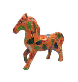 Pomme Pidou Spaarpot Paard Lucky  Oranje met Paraplu