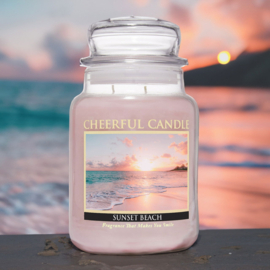 Sunset Beach Cheerful Candle 2 wick 680 gr