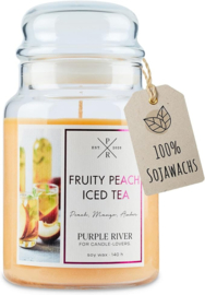 Fruity Peach Iced Tea large Geurkaars Purple River