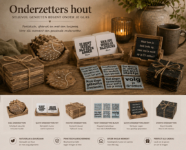 Onderzetters kopen – stijlvol genieten begint onder je glas 🍷☕