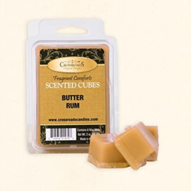 Butter Rum Crossroads Candle Scented Cubes  56.8 gram