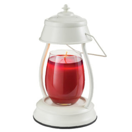 Hurricane   Candle Warmers® Geurkaarsen Lamp 25 watt Wit