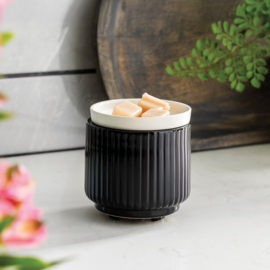 Noir Candle Warmers geurlamp met verwarmingsplaat zwart wit elektrisc