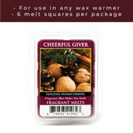 Holiday Homecoming Waxmelt 68 gram Cheerful Giver