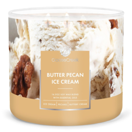 Butter Pecan Ice Cream  Goose Creek Candle® 3 Wick 411 gram