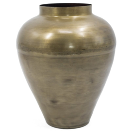 Metalen Vaas Mat Goud 31 cm – Kolony Decoratieve Vaas