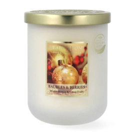 Baubles & Berries Geurkaars soja-wax mix Heart & Home® 75 branduren