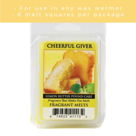 Lemon Butter Pound Cake Waxmelt 68 gram Cheerful Giver