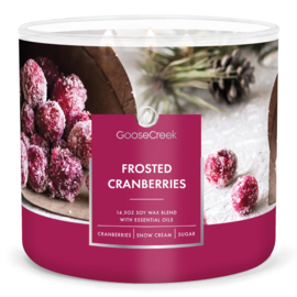 Frosted Cranberries Goose Creek Geurkaars® 3 Wick 411 gram