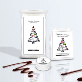 Chocolate Christmas Classic Candle Wax Melt 90g - warme chocolade geur met vanille & praline