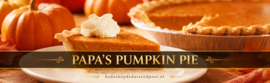 Papa's Pumpkin Pie Geurkaars Cheerful 2 wick 680 gram – 2 lonten