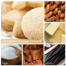 Gourmet Sugar Cookie Geurkaars Cheerful 2 wick 680 gr