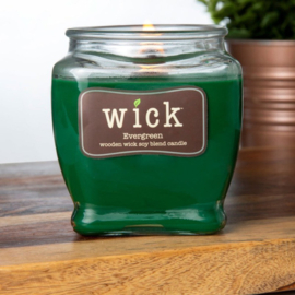Evergreen Colonial Candle Wick - Soja geurkaars houten lont 425 gram