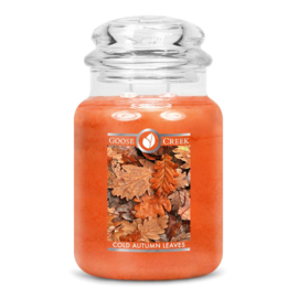 Cold Autumn Leaves  Goose Creek Candle® Large Jar 150 Geururen