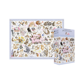 Wrendale Designs Jigsaw Puzzel  Feline Friends ( Katten)