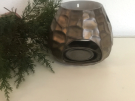 Waxmelt-Olie  Geurbrander  Chiselled  Brons  10,5 X 12,6 cm