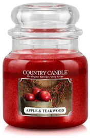 Apple Teakwood Country Candle Medium