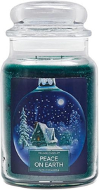 Peach on Earth  Village Candle  Large Jar 170 Branduren