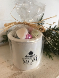  Luxe brander met tekst A Home is  ....   . Inclusief 10 Smellies