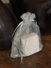 Organza zakje grijs 10x15cm