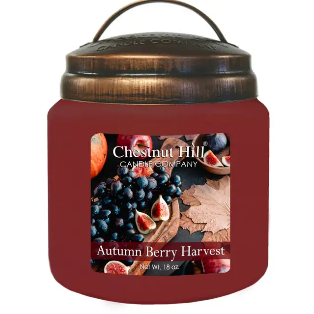 Autumn Berry Harvest Chestnut Hill 2 wick Candle 450 Gr
